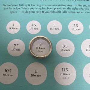 Tiffany & Co. 1837 Ring in Silver, Narrow